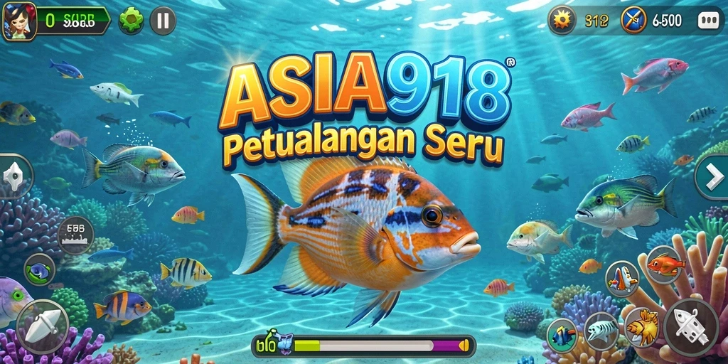Tampilan menarik dari gameplay ASIA918 dengan aksi menembak ikan.