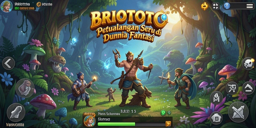 Tampilan gameplay yang menakjubkan dan penuh aksi dari BRIOTOTO.