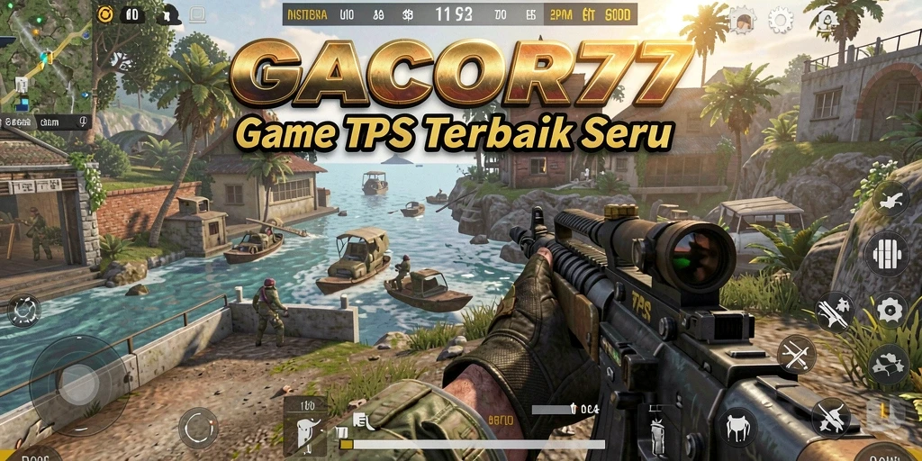 Screenshot GACOR77 menampilkan aksi tembak-menembak yang mendebarkan.