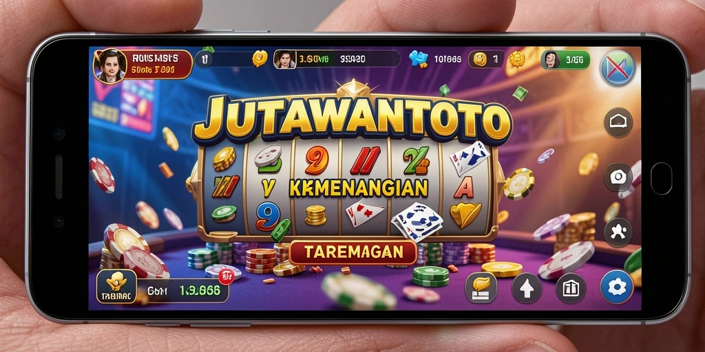 Tampilan gameplay menarik dari JUTAWANTOTO yang menunjukkan pengalaman simulasi taruhan.