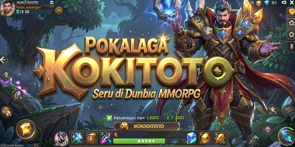 Tampilan gameplay seru di dunia KOKITOTO yang penuh petualangan.