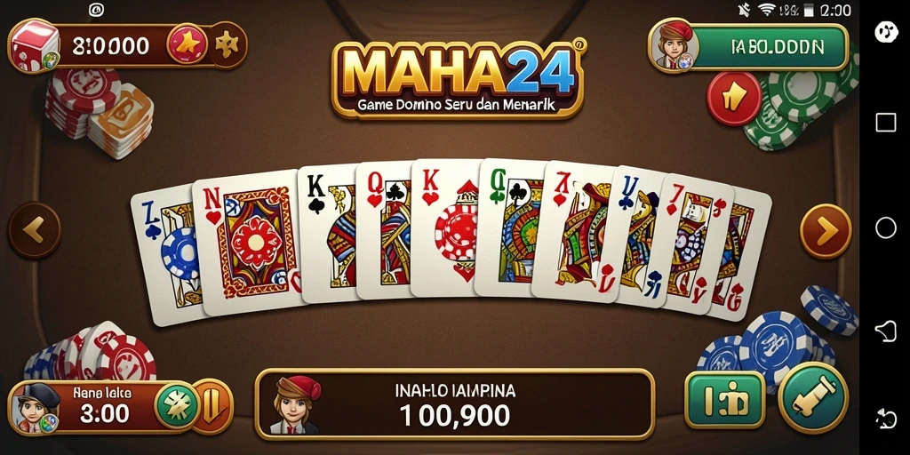 Tampilan gameplay seru dari MAHA24 dengan grafis menarik.