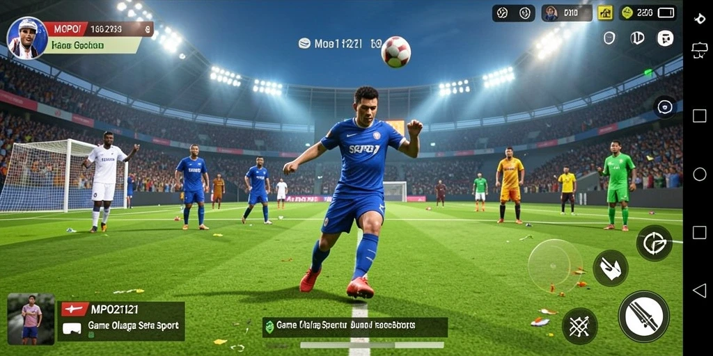Tampilan gameplay MPO2121 yang menampilkan aksi seru olahraga.