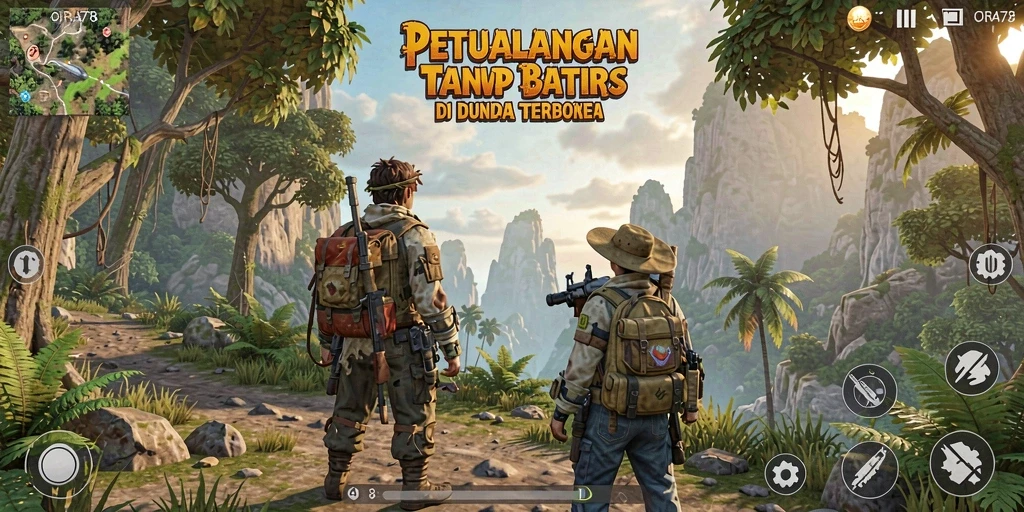 Tampilan screenshot ORA78 menampilkan petualangan di dunia terbuka yang menakjubkan.