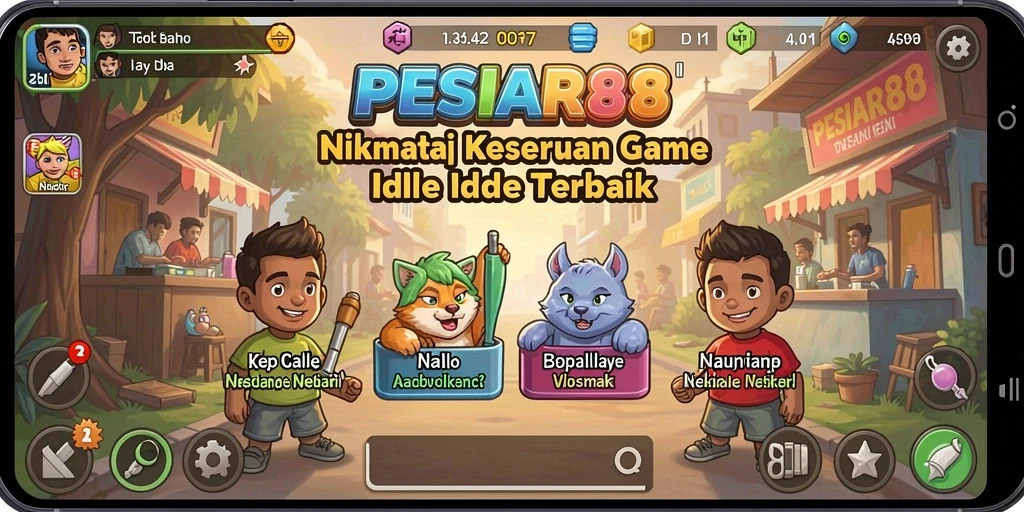 Tampilan gameplay PESIAR88 yang menarik dan penuh warna.