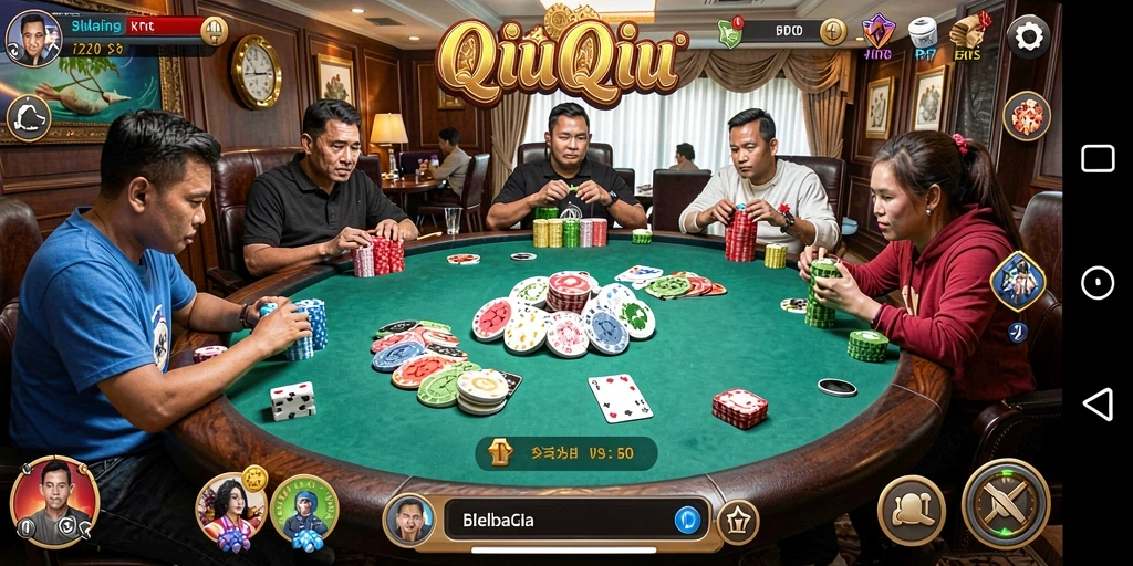 Tampilan gameplay QiuQiu di PP7 yang menarik.