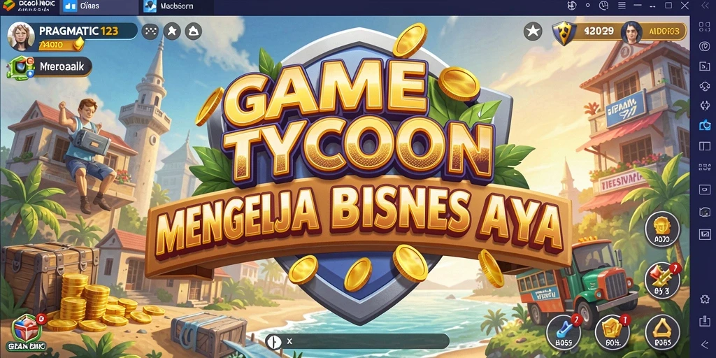 Tampilan gameplay <strong>PRAGMATIC123</strong> yang menampilkan manajemen bisnis yang seru.