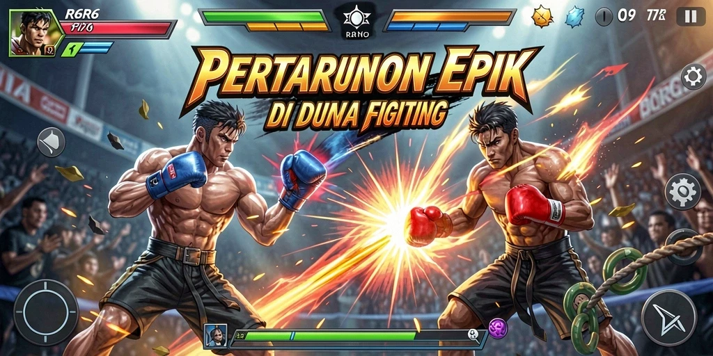 Screenshot utama R6R6 menampilkan aksi pertarungan menegangkan.