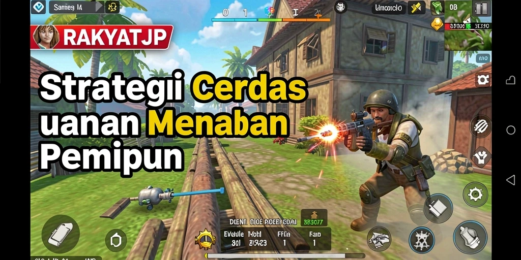 Tampilan gameplay RAKYATJP yang penuh strategi dan taktik mendalam.
