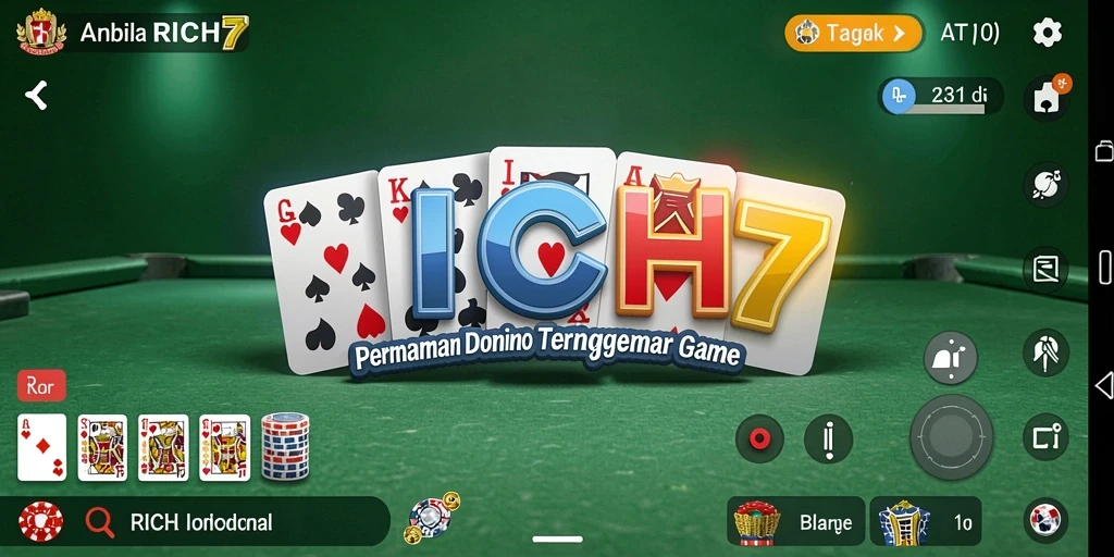 Tampilan gameplay Domino yang mengasyikkan dan interaktif.