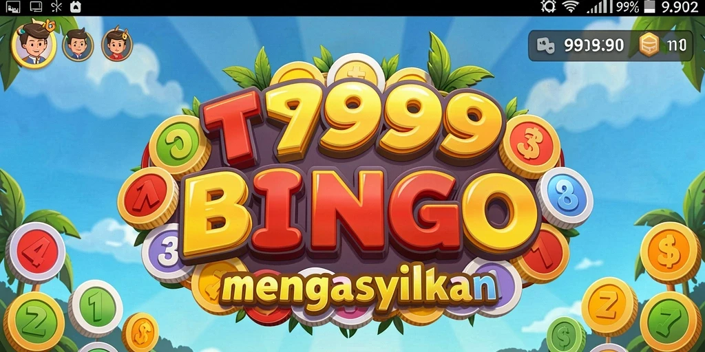 Screenshot gameplay T9999 yang menampilkan keseruan Bingo.